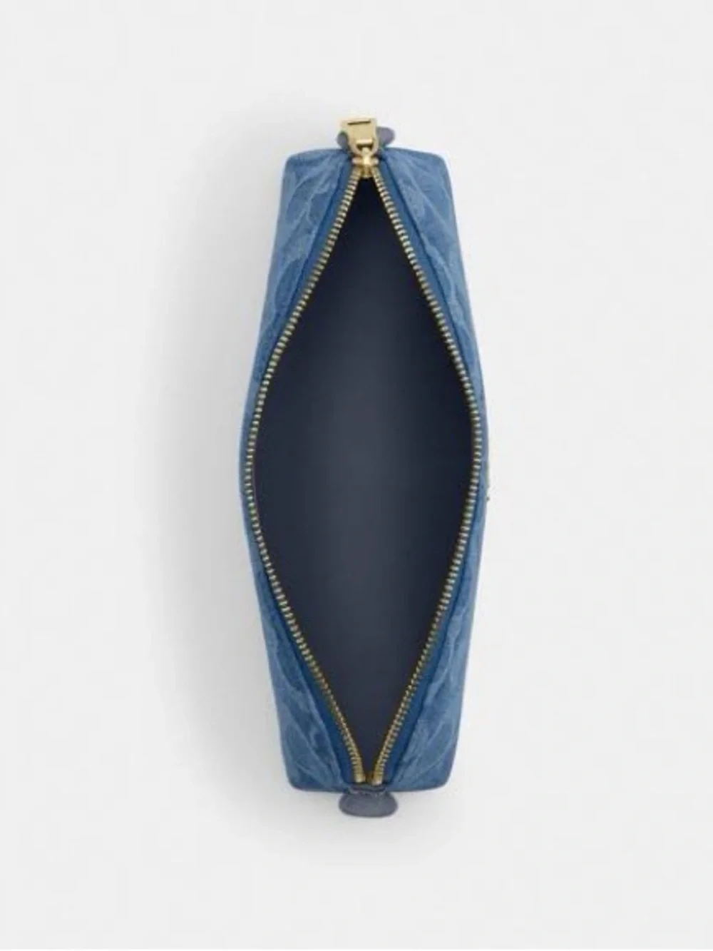 NWOT Coach Denim Pencil Pouch